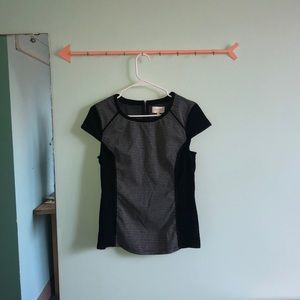 Laundry by Shelli Segal Black & White Top